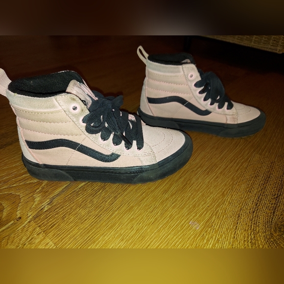 Girls vans sk8-hi mte-1 light pink sz 2 - Picture 4 of 6